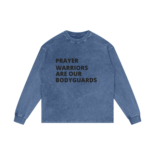 Acid Wash Oversize Long Sleeve T-Shirt - 250 GSM