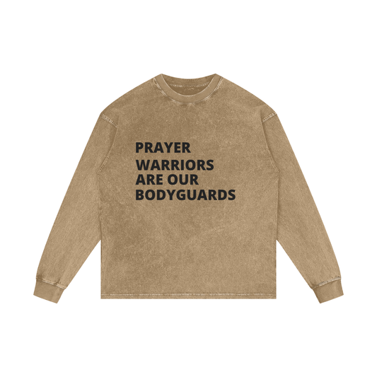 Acid Wash Oversize Long Sleeve T-Shirt - 250 GSM
